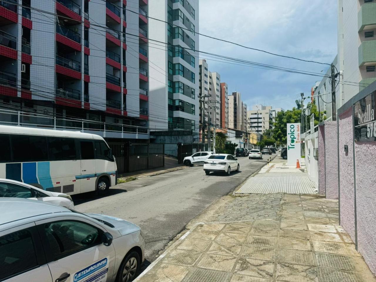 Praia De Ponta Verde Em Frente Ao Tropico Hotel Com Garagem, Wi-Fi, Lavadora - Apto703 Maceió Eksteriør bilde